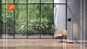 دیوار شیشه ای